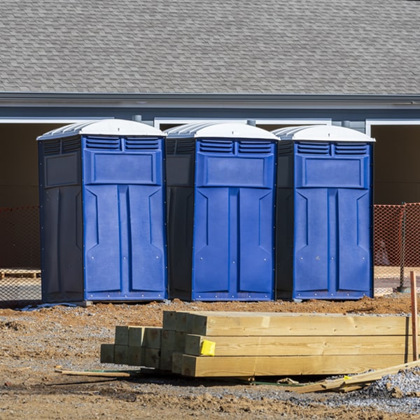 how do you ensure the portable toilets are secure and safe from vandalism during an event in Egypt